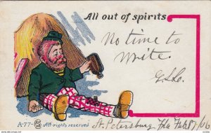 All out of spirits , 1906