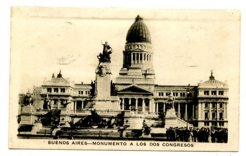 Argentina - Buenos Aires. Monument to the Two Congresses   *RPPC