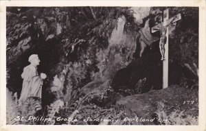 Oregon Portland St Philips Grotto Sanctuary Of Our Sorrowful Mother Real Photo