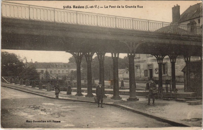 CPA Redon Pont de la Grande Rue (1236676)