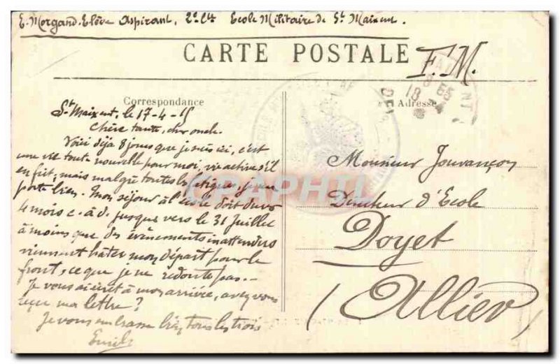 Old Postcard Saint Maixent tannery View