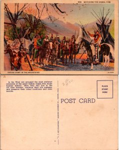Indian Camp in the Mountains (12260