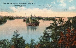 Vintage Postcard 1946 Devils Oven Alexandria Bay Thousand Islands New York NY