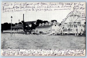 St. Paul Minnesota MN Postcard Pavilion Roller Coaster Wildwood White Bear c1910