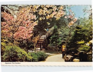 Postcard Japanese Tea Garden Golden Gate Park San Francisco California USA