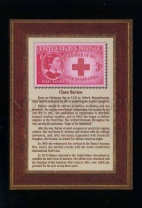 208037 USA Great American Woman Clara Barton postcard