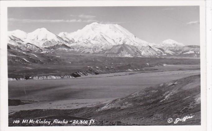 Alaska Mount McKinley Real Photo