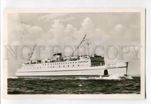 400959 GERMANY ship Theodor Heuss 1963 year RPPC shiiping post