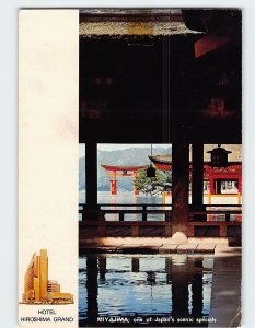 Postcard Miyajima, one of Japan's scenic specials, Hatsukaichi, Japan