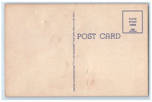 c1930's Couple Romance It's The Same Old Moon How It Has Changed Postcard