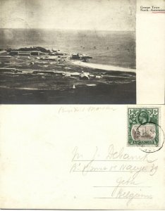 Ascension Island, GEORGE TOWN, North, Panorama (1934) Postcard