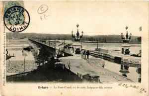 CPA BRIARE - Le PONT-Canal - vu de coin (632165)