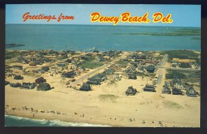 Dewey Beach, Delaware/DE Postcard,  Spectacular Aerial View Of Ocean & Bay