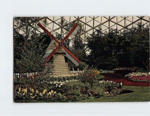 Postcard A Dutch Spring, Mitchell Park Horticultural Conservatory, Wisconsin