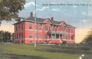 Sioux Falls, SD South Dakota    SOUTH DAKOTA CHILDREN'S HOME   ca1910's Postcard