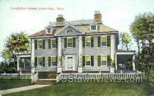 Longfellow's Home - Cambridge, Massachusetts MA  