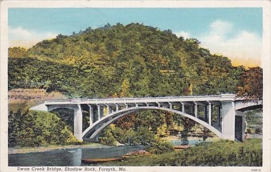 Swan Creek Bridge Shadow Rock Forsyth Missouri 1941