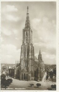 Postkarte Germany Ulm an der Donau Munster