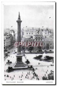 Old Postcard Trafalgar Square London