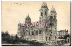 Old Postcard Nancy Church of the Sacred Heart