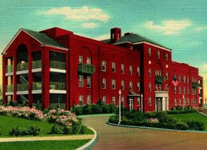 Cumberland Maryland MD Memorial Hospital Unused UNP Linen Postcard N17