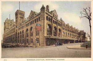 Windsor Railway Station Montreal Canada postcard