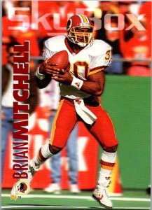 1993 Sky Box Football Card Brian Mitchell Washington Redskins sk 21423