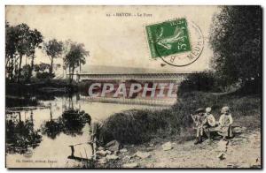 Bayon - the Bridge - Children - Old Postcard