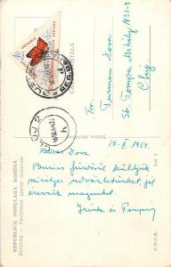 Romania Buzias pavilionul apelor minerale mineral water source butterfly stamp