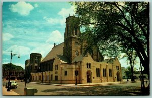 Park Congregational Church Grand Rapids Michigan MI UNP Chrome Postcard F8