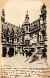 CPA FÉCAMP-Escalier de la Cour d'Honneur de la Benedictine (347697)