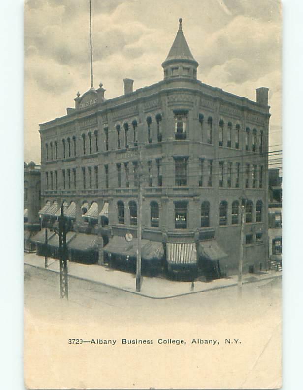 Divided-Back SHOPS ON STREET AT ALBANY BUSINESS COLLEGE Albany New York NY Q3412