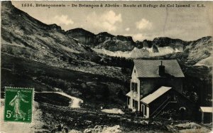 CPA Brianconnais - De BRIANCON a Abriés - Route et Refuge du Col (453929)