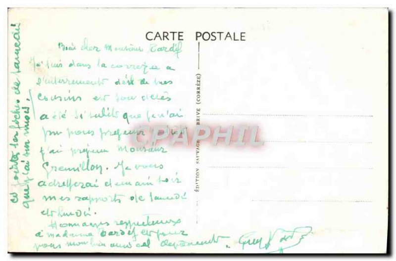 Old Postcard Collonges Castel De Maussac