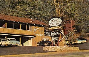 Yucaipa California Oak Glen Coffee Shop Vintage Postcard AA110767