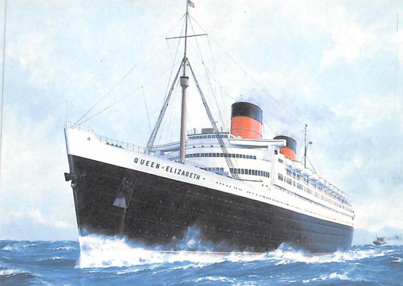 Queen Elizabeth Ship Unused 