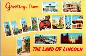 Greetings From Illinois The Land Of Lincoln