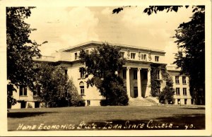 RPPC Home Economics Iowa State College Ames Real Photo Postcard from Birch Hall