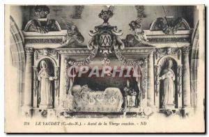 Old Postcard The Yaudet C N Altar of the Virgin couchee