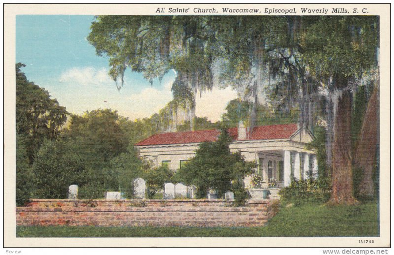 WAVERLY MILLS, South Carolina; All Saints' Church, Waccamaw, Episcopal, 30-40s