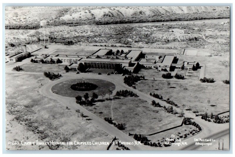 Carrie Tingley Hospital For Crippled Children Hot Springs NM RPPC Photo Postcard