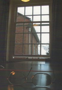 Wesley College Library Window View Bristol Sunglasses Postcard