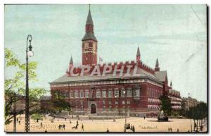 Denmark Denmark Copenhagen Old Postcard raadkuset