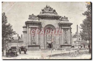 Postcard Old Lille Porte de Paris