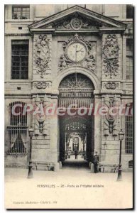 Postcard Old Versailles Gate of military Hopotal