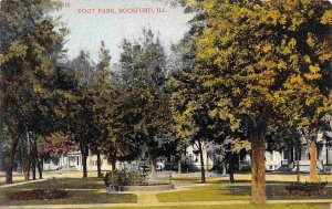 Vogt Park Rockford Illinois 1910c postcard