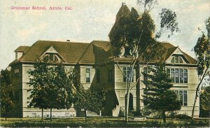 Postcard California Azusa Grammar School occupation Calvert 23-4494