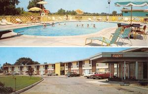 Burlington Wisconsin Rainbow Motel Multiview Vintage Postcard K49262