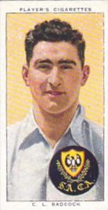 Player Cigarette Card Cricketers 1938 No 35 C L Badcock Australia