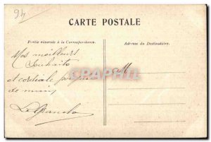 Old Postcard Marne Bridge Varenne